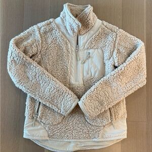 Zella Cozy Cream Sherpa Jacket